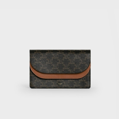 [당일배송] 셀린느 트리오페 월렛온 스트랩 크로스백 - dd107x