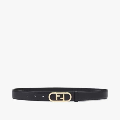 펜디 여성 블랙 벨트 - Fendi Womens Black Belts - be02x