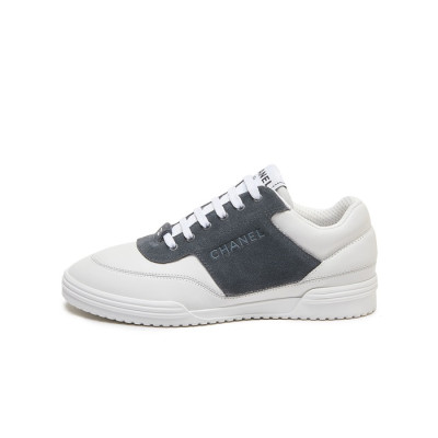 샤넬 여성 카프스킨 그레이 스니커즈 - Chanel Womens Gray Sneakers - sh15x