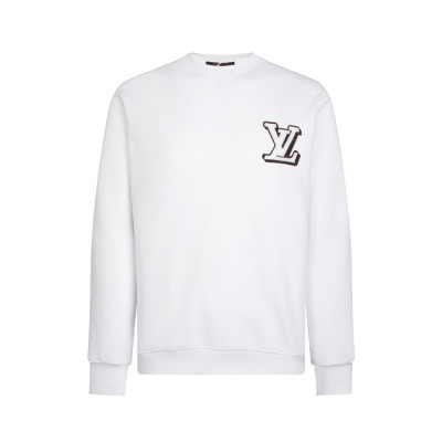 루이비통 남성 화이트 맨투맨 - Louis vuitton Mens White Tshirts - cl86x