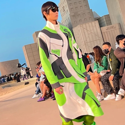 루이비통 남성 그린 자켓 - Louis vuitton Mens Green Jackets - cl118x