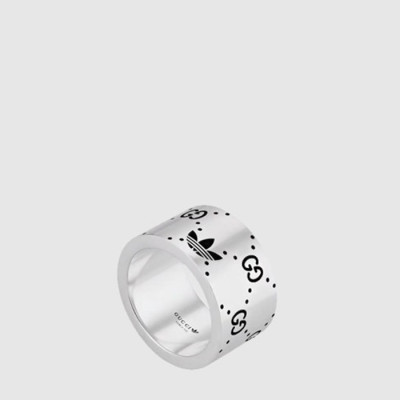 구찌 남/녀 인터로킹 G 링 반지 - Gucci Unisex Interlocking G Ring - acc1179x
