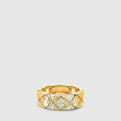 샤넬 여성 골드 반지 - Chanel Womens Gold Ring - acc1195x