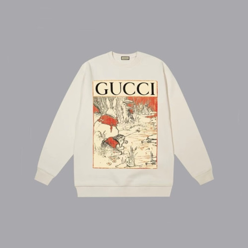 구찌 남성 베이직 화이트 맨투맨 - Gucci Mens White Tshirts - gu1175x