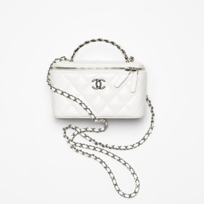 샤넬 여성 화이트 23k 백 - Chanel Womens White 23k Bag - chb04x