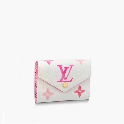 루이비통 여성 핑크 반지갑 M82406 - Louis vuitton Womens Pink Wallets - lvw26x