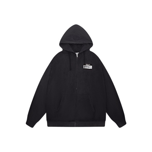 베트멍 남성 집업 후드티 - Vetements Mens Zip-up Hooded - vec63x