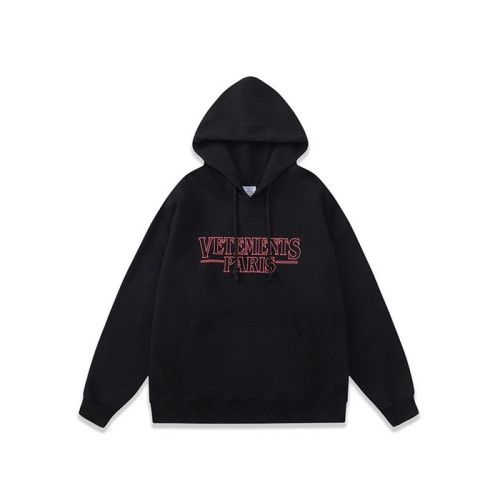 베트멍 남성 블랙 후드티 - Vetements Mens Black Hoodie - vec71x