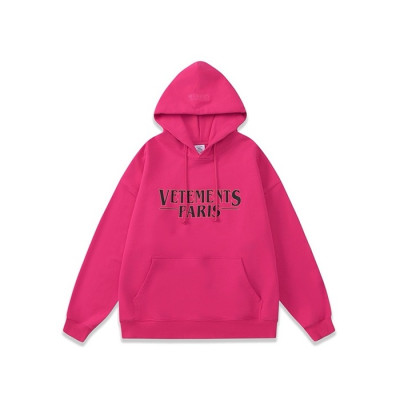 베트멍 남성 핑크 후드티 - Vetements Mens Pink Hoodie - vec72x