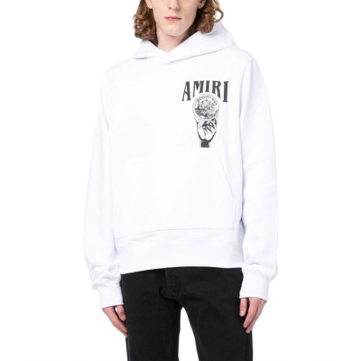 아미리 남성 화이트 후드티 - Amiri Mens White Hoodie - amc126x