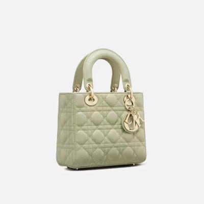 디올 여성 그린 레이디 백 - Dior Womens Green Lady Bag - dib478x