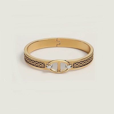 에르메스 여성 골드 팔찌 - Hermes Womens Gold Bangle- acc1602x