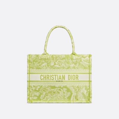 디올 여성 그린 북토트 - Dior Womens Green Book Tote - dib519x