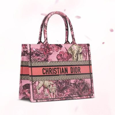 디올 여성 핑크 북토트 - Dior Womens Pink Book Tote - dib530x