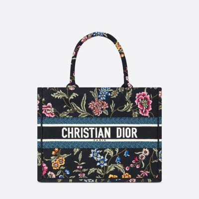 디올 여성 블랙 북토트 - Dior Womens Black Book Tote - dib565x