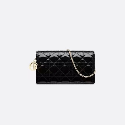 디올 여성 블랙 미스 백 - Dior Womens Black Miss Bag - dib575x