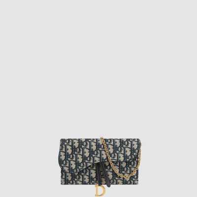 디올 여성 새들 스몰 체인 파우치 - Dior Womens Saddle Small Chain Pouch - dib600x