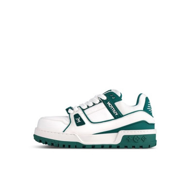 루이비통 남/녀 그린 스니커즈 - Louis vuitton Unisex Green Sneakers - lvs24x