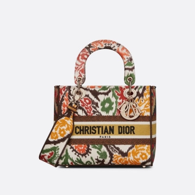 디올 여성 오렌지 레이디 백 - Dior Womens Orange Lady Bag - dib632x