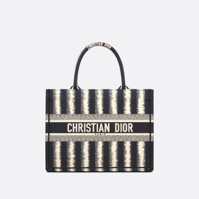 디올 여성 블랙 북토트 - Dior Womens Black Book Tote - dib660x