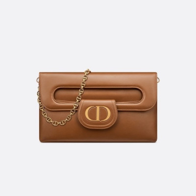 디올 여성 카멜 더블 클러치 - Dior Womens Camel Double Clutch - bab724x