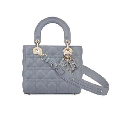 디올 여성 블루 레이디 백 - Dior Womens Blue Lady Bag - dib745x