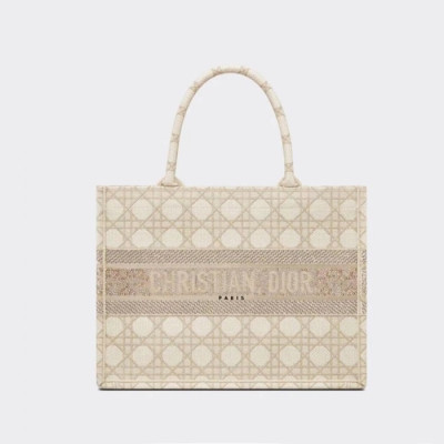 디올 여성 베이지 북토트 - Dior Womens Beige Book Tote - dib758x