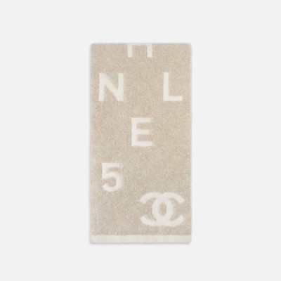 샤넬 여성 베이지 머플러 - Chanel Womens Beige Muffler - acc612x