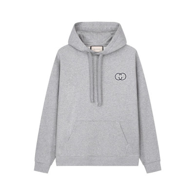 구찌 남성 그레이 후드티 - Gucci Mens Gray Hoodie - guc153x