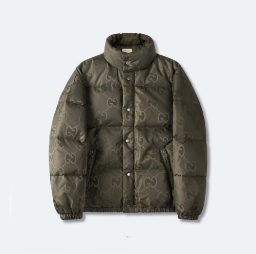 구찌 남/녀 카키 덕다운 패딩 - Gucci Unisex Khaki Padding - guc161x