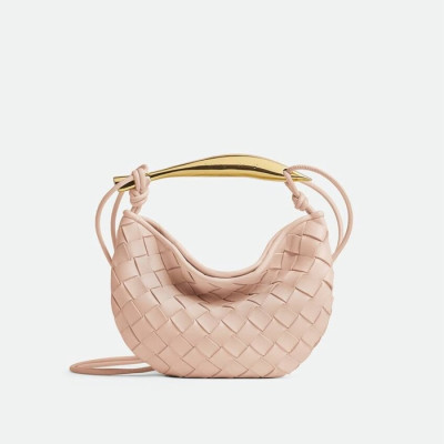 보테가 베네타 여성 핑크 사딘 초크 - Bottega Veneta Womens Pink Sardine Bag - bab870x