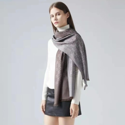 구찌 여성 그레이 스카프 - Gucci Women Gray Scarf - gu1665x