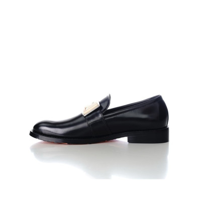 발망 남성 블랙 로퍼 - Balmain Mens Black Loafer - bas30x