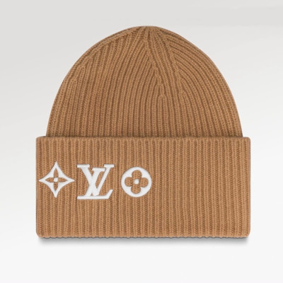 루이비통 남/녀 카멜 비니 - Louis vuitton Unisex Camel Beanie - acc1742x