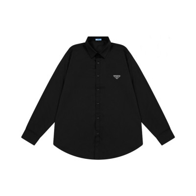 프라다 남성 모던 블랙 셔츠 - Prada Mens Black Shirts - prc244x