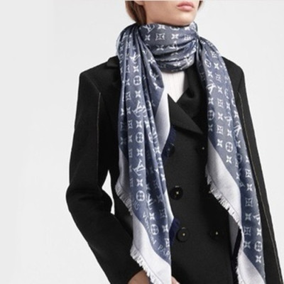 루이비통 여성 블루 스카프 - Louis vuitton Womens Scarf - acc1856x