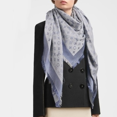 루이비통 여성 블루 스카프 - Louis vuitton Womens Scarf - acc1858x