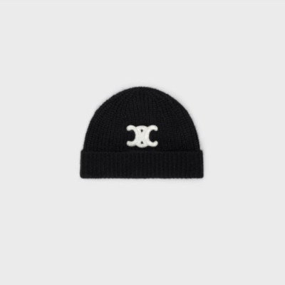 셀리느 남/녀 카멜 비니 - Celine Unisex Black Beanie - acc1863x