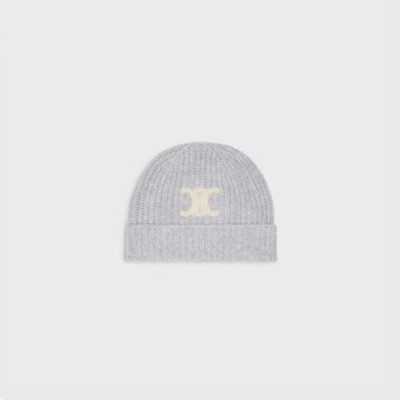 셀리느 남/녀 카멜 비니 - Celine Unisex Gray Beanie - acc1865x