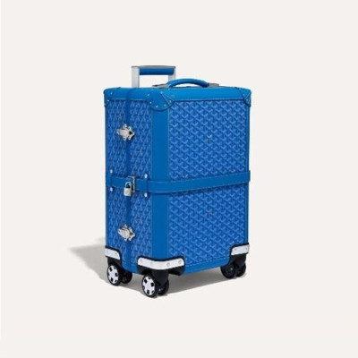 고야드 부흐제 트롤리 블루 캐리어 - Goyard Trolley Blue Carrier - goc126x