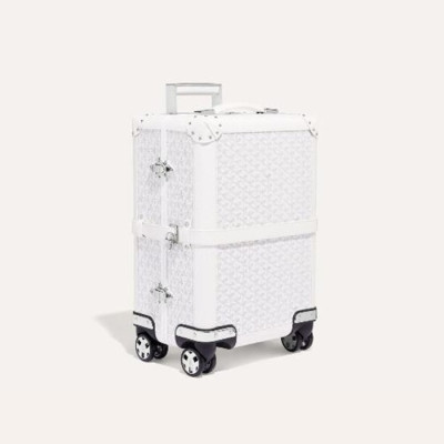 고야드 부흐제 트롤리 화이트 캐리어 - Goyard Trolley White Carrier - goc128x