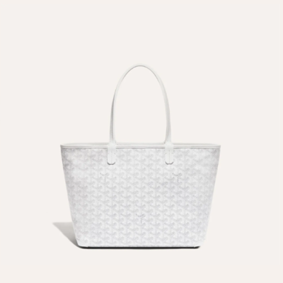 고야드 여성 화이트 아르투아 백 - Goyard Womens White Artios Bag - gob993x