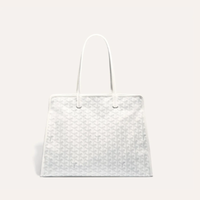 고야드 남/녀 화이트 하디 백- Goyard Unisex White Hardy Bag - gob1004x