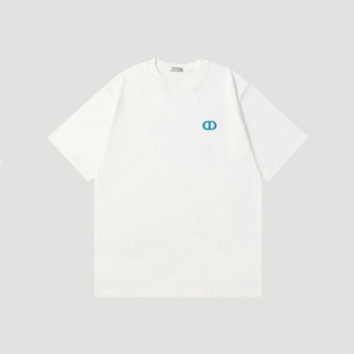 디올 남성 화이트 반팔티 - Dior Mens White Tshirts - dic290x