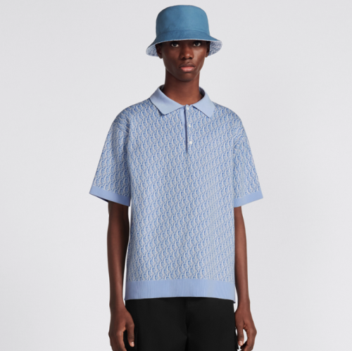 디올 남성 블루 폴로 반팔티 - Dior Mens Blue Tshirts - dic295x