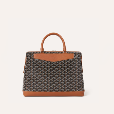 고야드 남성 블랙 탄 시스알팡 서류가방 - Goyard Mens Cisalpin Tote Bag - gob1022x