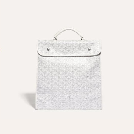 고야드 남/녀 화이트 생레제르 백팩 - Goyard Unisex Saint Leger Back Pack - gob1049x