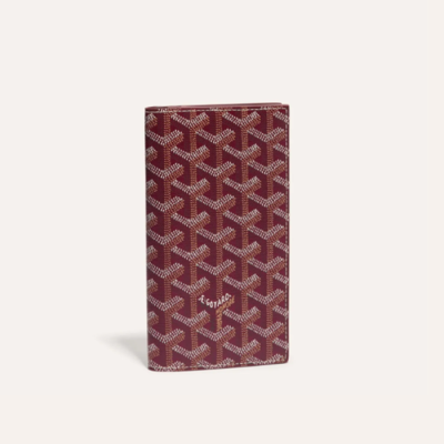 고야드 남/녀 버건디 생로슈 장지갑 - Goyard Unisex Saint Roch Long Wallets - gow78x