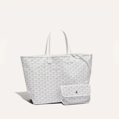 고야드 남/녀 화이트 생루이 백 - Goyard Unisex Saint Louis Bag - gob1119x