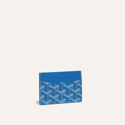 고야드 남/녀 블루 생쉴피스 카드 홀더 - Goyard Unisex Saint Sulpice Card Holder - gow97x